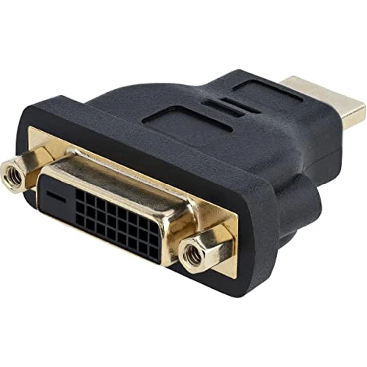 StarTech.com HDMI® auf DVI-D Kabeladapter - DVI-D (25 pin) zu HDMI (19 pin) Stecker/Buchse - HDMI/DVI Konverter - vergoldete Kontakte – Bild 1