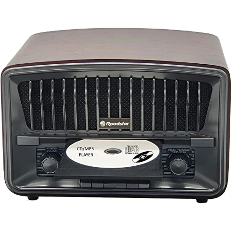 Roadstar HRA-270 CD+ BT, Retro Digitalradio mit DAB+ und Bluetooth, integrierter CD-Player, 20 Radiospeicherplätze, Farbdisplay – Bild 4