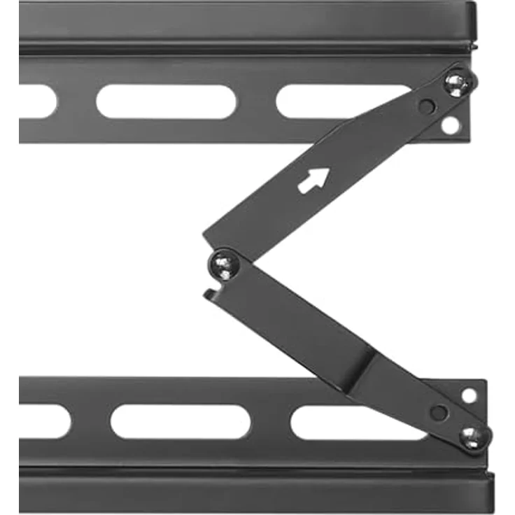 DELTACO Office ARM-0201, Schwerlast klappbare Wandhalterung für 37"-80" TVs, 70 kg Traglast, VESA 200x200-600x400, schwarz, mit Anti-Diebstahl-Design – Bild 6