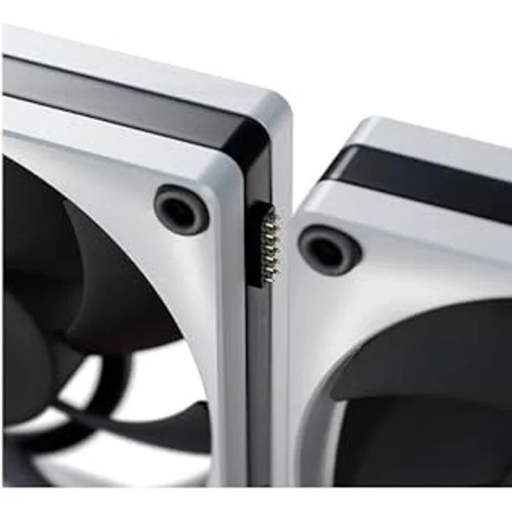 Hyte FP12 THICC Gehäuselüfter - 120mm, Dreier-Pack, silber / schwarz, Nexus Portal NP50 enthalten – Bild 7