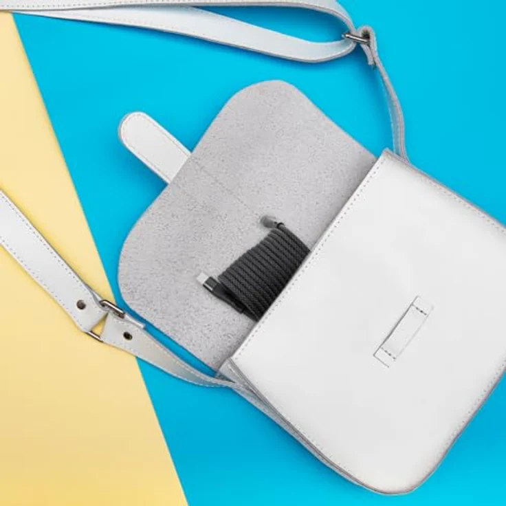 MAXTRACK USB C Magnetisches Ladekabel C532-2L, 100W Schnellladen, E-Marker Chip, unterstützt QC 3.0, 480Mbps Datentransfer, spiralförmiges Design – Bild 3