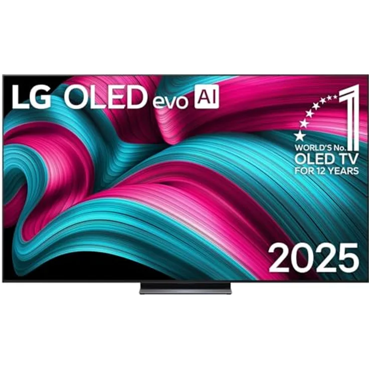 LG OLED83C5ELA, 83 Zoll 4K OLED evo AI TV mit α9 Gen8 Prozessor, Dolby Vision, Dolby Atmos, 120Hz (VRR bis 144Hz), webOS 25