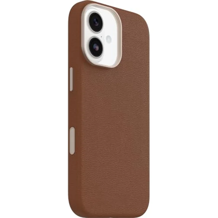 OtterBox Symmetry Series Cactus Leather MagSafe Hülle für iPhone 17, stoßfest, dünne Schutzhülle, 3X Militärstandard, Braun – Bild 4