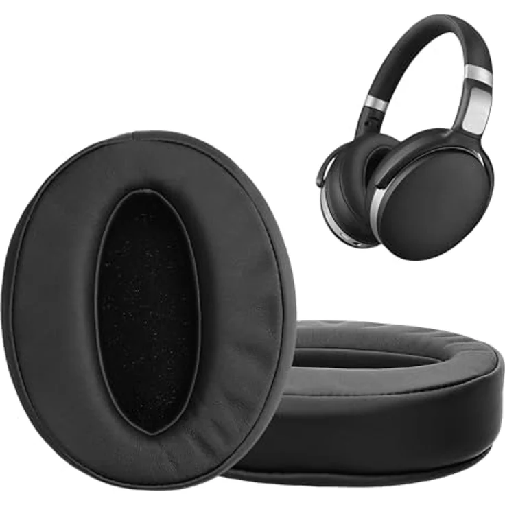 kwmobile Kopfhörer (2x Ohrpolster für Sennheiser HD 4.50 BTNC - Kunstleder Ersatz Ohr Polster für Overear Headphones) – Bild 9