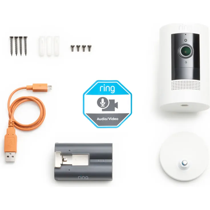 Ring Stick Up Cam Battery (3. Gen) - Weiß (1920 x 1080 Pixels), Netzwerkkamera, Weiss – Bild 8