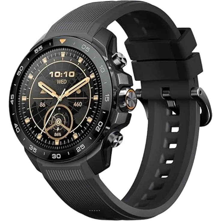 Mibro GS Explorer S, Multisport Smartwatch 10ATM wasserdicht, 1,32" AMOLED, Dualfrequenz-GPS, Tauchdaten-Tracking, langlebig, für Outdoor-Abenteuer