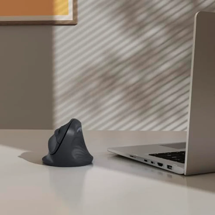 Hama EWM-500R, Ergonomische Funk-Maus mit 1800 DPI, 7 Tasten, schwarz – Bild 7