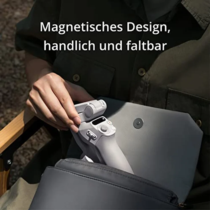 DJI OSMO Mobile SE Smartphone-Gimbal, 3-Achsen-Stabilisierung, handlich und faltbar, Android- und iPhone-Gimbal mit ShotGuides, Smartphone-Gimbal mit ActiveTrack 6.0, Vlog-Stabilisator – Bild 2