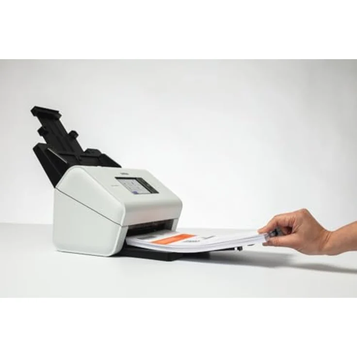 Brother ADS-4900W Duplex-Dokumentenscanner, A4, 600 dpi, 60 Seiten/min, 6000 Scans, 100 Blatt, für Dokumente, Normalpapier – Bild 3