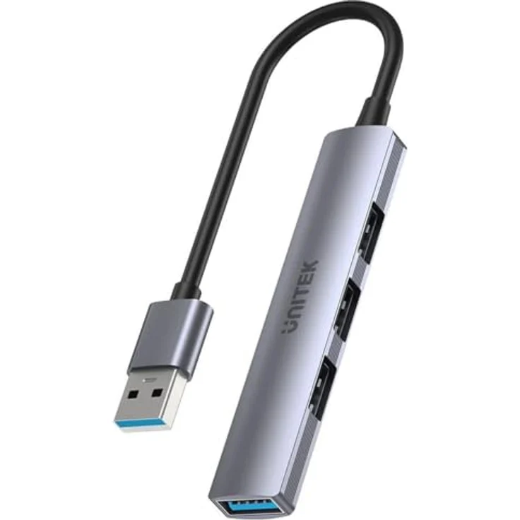 UNITEK h1208a USB Hub, mehrfarbig, kompakt und vielseitig – Bild 1