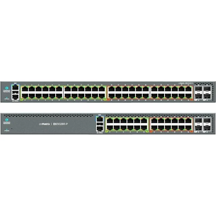 Cambium Networks MXEX3028GXPA10 Netzwerk Switch, 28 Ports, PoE, Layer 3, Schwarz