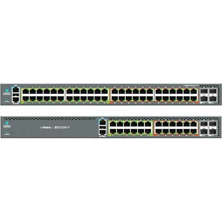 Cambium Networks MXEX3028GXPA10 Netzwerk Switch, 28 Ports, PoE, Layer 3, Schwarz