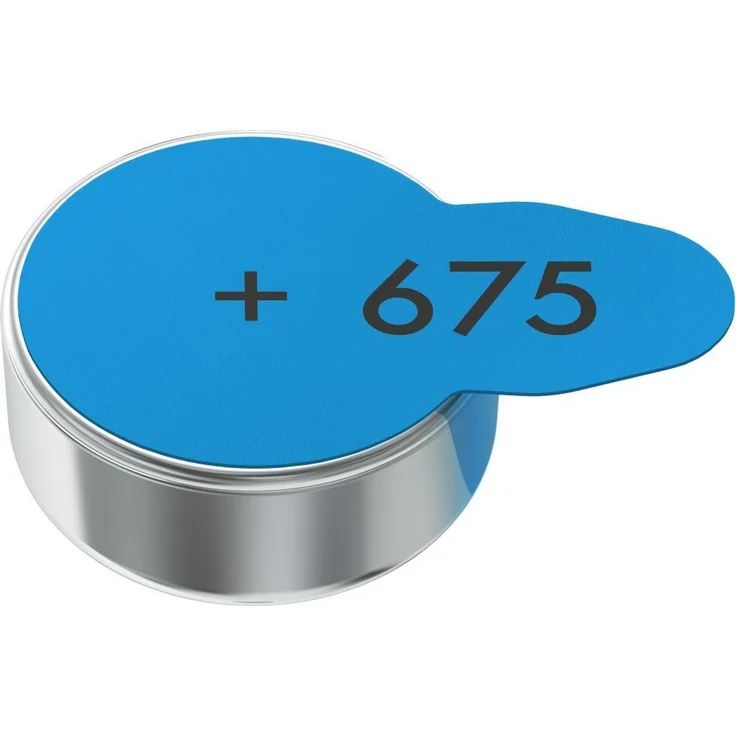 VARTA Hörgerätebatterie 675 6er Batterie, Quecksilberfrei, Made in Germany, Aufbewahrungsbox – Bild 1