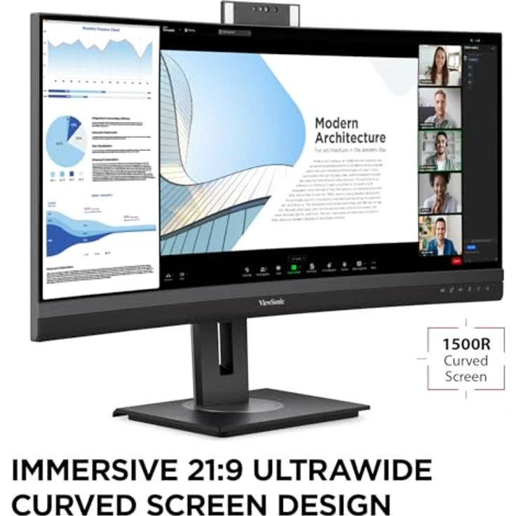 ViewSonic VG3457CV Curved Monitor 86,36 cm (34 Zoll) – Bild 4