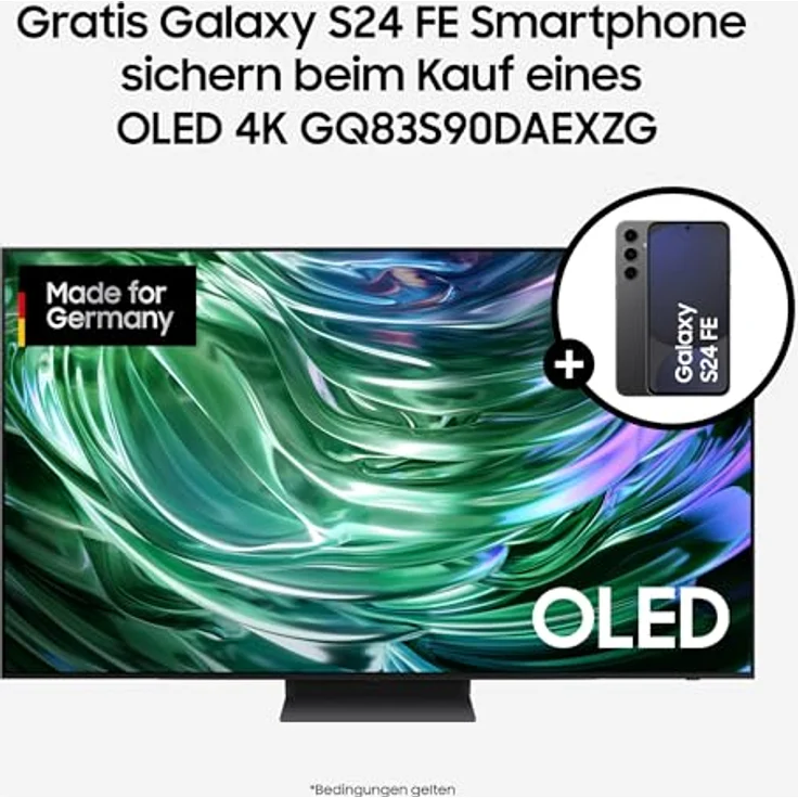Samsung 83" OLED 4K S90D Tizen OS™ Smart TV (2024), 83 Black – Bild 3