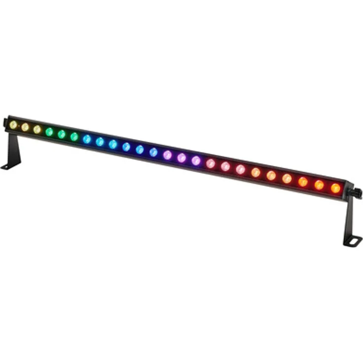 Stairville SonicPulse LED Bar 10, 24x 2W RGBWW LEDs, Sound-to-light Modus, DMX steuerbar, robuster Metallgehäuse, lüfterlos
