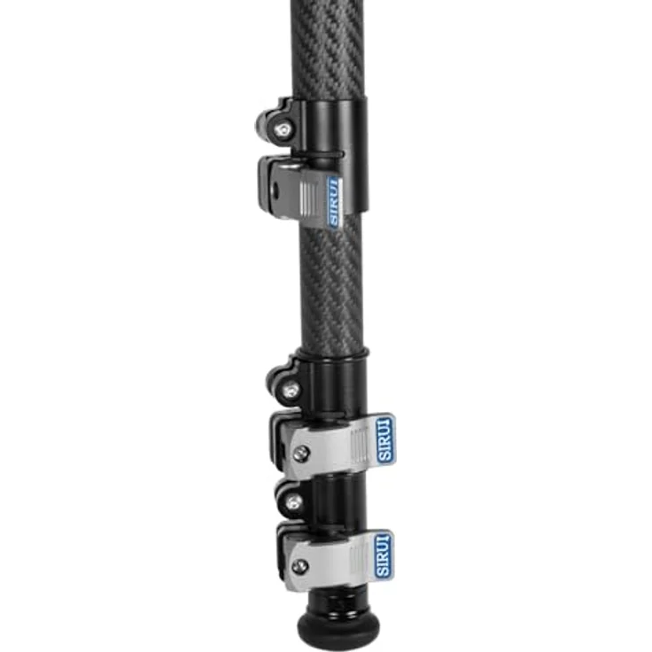 SIRUI L-324F Kohlefaser Stativ für Kamera, mit VH-10 Fluid Videokopf, 18 kg Belastung, 8-lagige Kohlefaser, 3 Beinwinkel, Makrofotografie – Bild 2