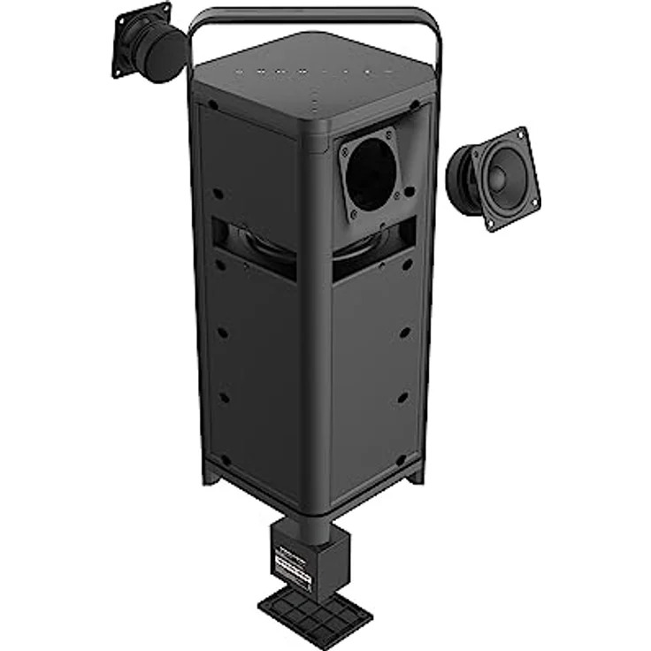 Escape P6 Air Outdoor Bluetooth Lautsprecher Schwarz, IPX4 wetterfest, 60 Watt, 16h Akkulaufzeit, kabellos, Multiroom, AirPlay 2, Chromecast – Bild 5