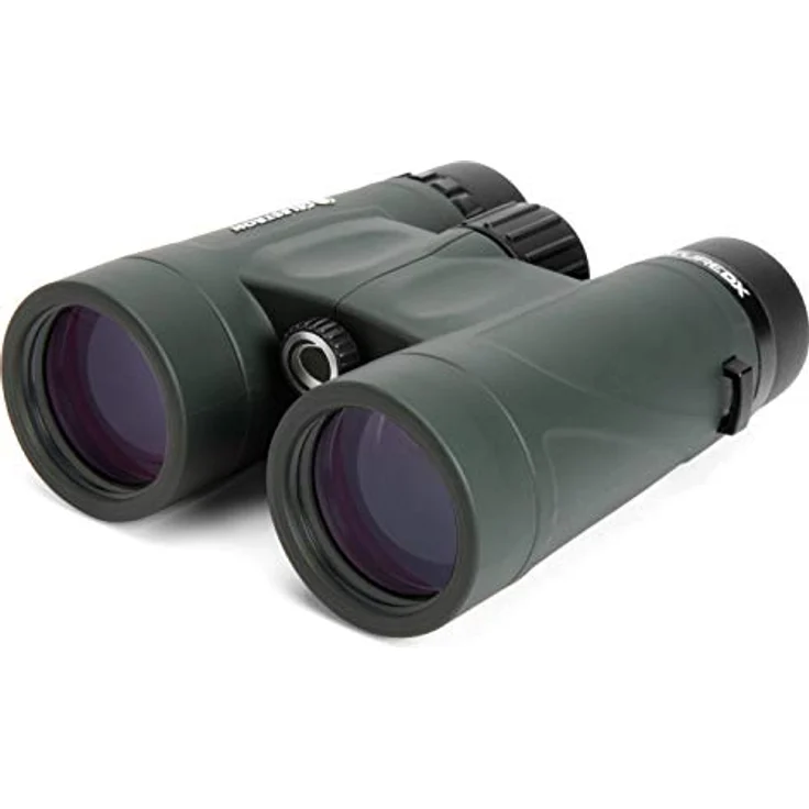 Celestron 71333 Nature DX 10 x 42 mm Ferngläser mit mehrfach vergüteter Linse, BaK-4 Prismenlinse und Etui, Grün – Bild 1