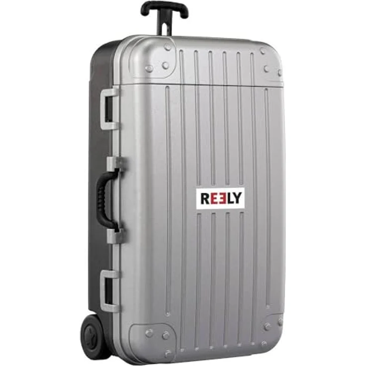 Reely Suitcase Mini Drone 480P RTF, Kameradrohne für Einsteiger mit 360° Flip und Altitude Hold, Silber-Schwarz – Bild 4