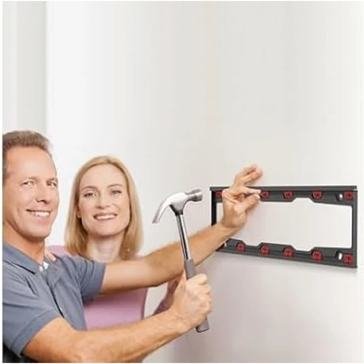 Barkan Mounting Systems ND300, Feste Wandhalterung für 19 bis 65 Zoll Bildschirme, VESA 75x75 bis 400x400 mm, Max. 37 kg, Schwarz – Bild 2