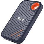 Netac ZX20 Extreme 1TB Portable NVMe SSD USB 3.2 Gen 2x2 Bis zu 2000MB/s Lesen und 1700MB/s Schreiben Unterstützung Win to Go Staubbeständig Schwarz