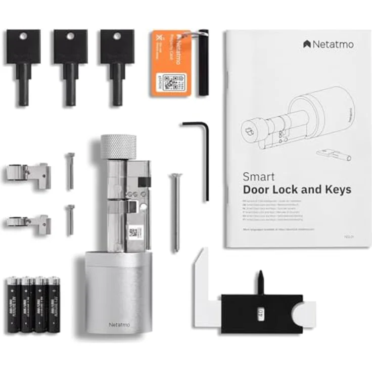 Netatmo Smart Doorlock + Smart Key 3er-Set - Schwarz – Bild 8