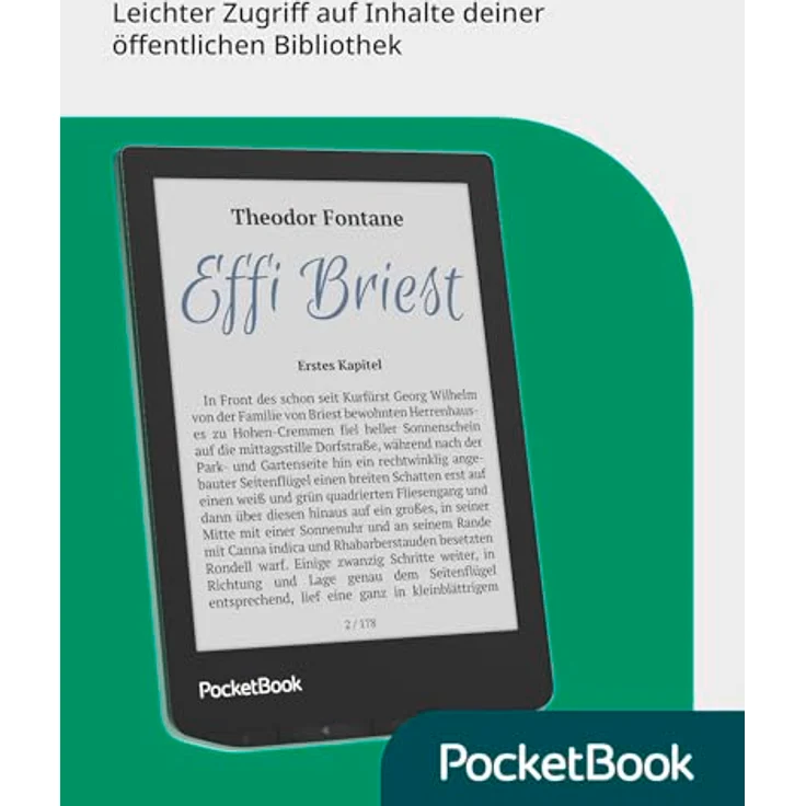 PocketBook Verse Pro Color, eBook-Reader 15.2cm (6 Zoll) mit E Ink Kaleido™ 3-Bildschirm, Bluetooth® 5.4, Sage – Bild 5