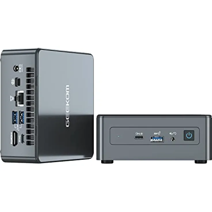 GEEKOM NUC Mini IT11,1000GB Mini PC Intel Core i7-11390H (8 Threads, 12MB Cache, Max 5.00 GHz),32GB Dual DDR4 Mini Computer, Windows 11 Pro Intel Iris Xe | USB4 | Bluetooth v5.2 | Wi-Fi 6