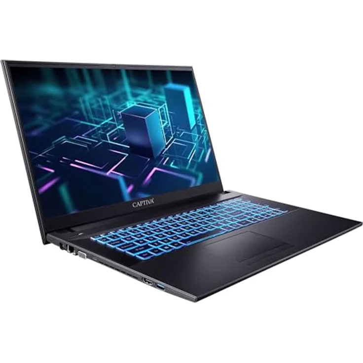Captiva Power Starter I76-099, 17.3" Notebook mit Intel Core i7-1255U, 64 GB RAM, 2 TB SSD, UHD Graphics, Schwarz – Bild 1