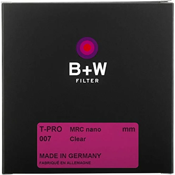 B+W 007 Schutz-Filter, Clear Filter (77mm, T-Pro, Titan-Finish, MRC Nano, 16x vergütet, super Slim, Premium) – Bild 2