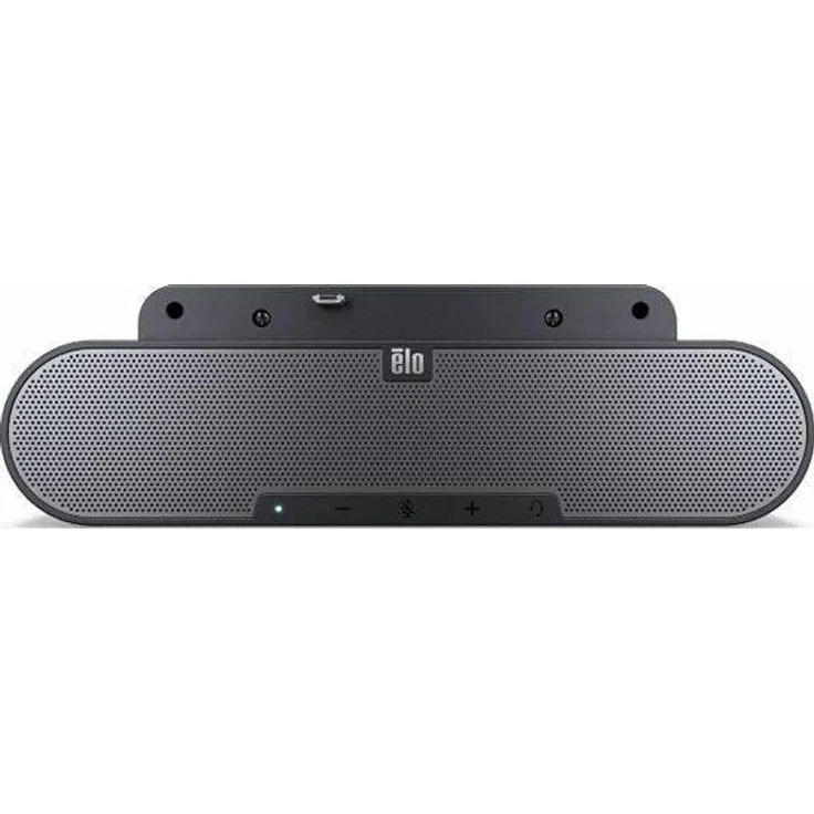ēlo Elo Edge Connect Speaker Bar, Soundbar (5 W) mit breitem Frequenzbereich 280-20.000 Hz, kompakte Bauweise, Schwarz