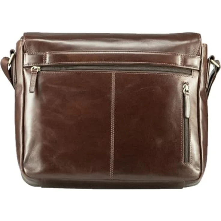 Jost Skagen Aktentasche Messenger, 100% Leder, Laptopfach für 32 cm, braun – Bild 5