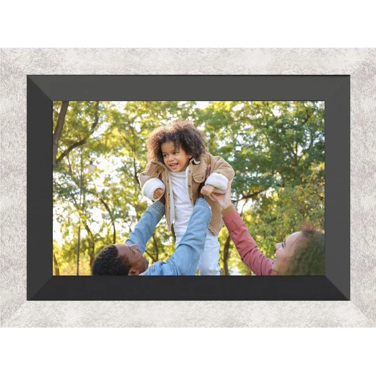 Braun Photo BRAUN DigiFrame 10B WiFi, Digitaler Bilderrahmen mit 10,1" IPS-Panel, 1280 x 800 Pixel, 32 GB Speicher, Grau