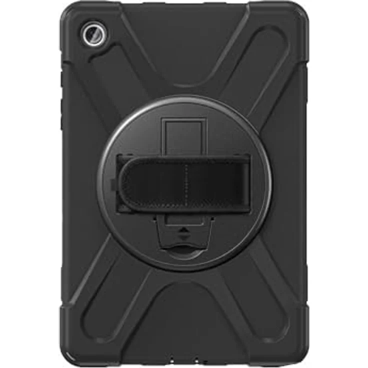 4smarts Rugged Tablet Tasche GRIP (Galaxy Tab S9 FE), Schwarz - Robuste Tablet Hülle aus Polycarbonat (PC) und Thermoplastischem Polyurethan (TPU) – Bild 2