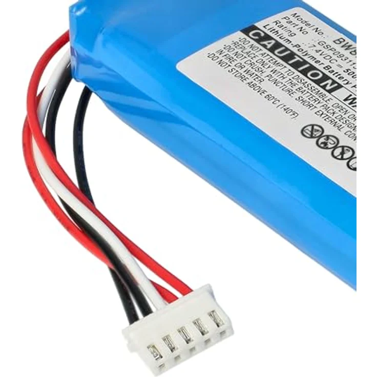vhbw Akku passend für JBL Xtreme Bluetooth Lautsprecher Box ersetzt Gsp0931134 - (Li-Polymer, 5000mAh, 7.4V) - Ersatzakku, Batterie – Bild 7