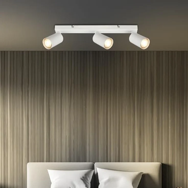 BRILONER - Deckenlampe schwenkbar, GU10 Fassung, max. 9 W, 44 cm, Weiß – Bild 4