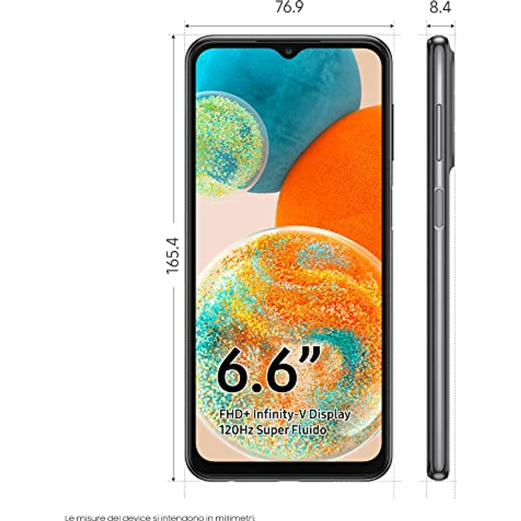 Samsung Galaxy A23 5G SM-A236B 16.8 cm (6.6) Hybrid Dual SIM Android 12 USB Type-C 4 GB 128 GB 5000 mAh Black – Bild 3