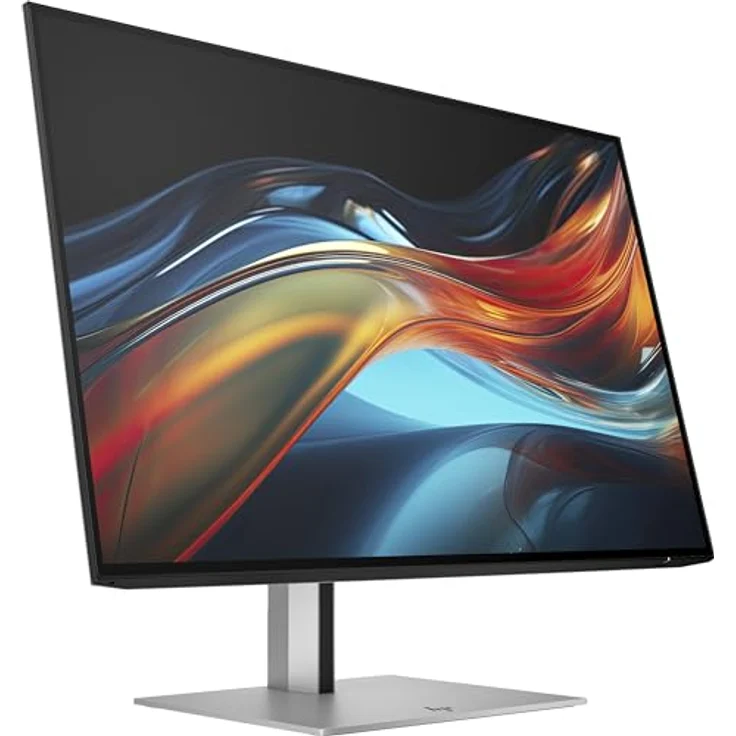 HP 724pu - Series 7 Pro LED-Monitor, 61 cm (24"), 1920 x 1200 WUXGA, 100 Hz, IPS, 350 cd/m², 1500:1, 5 ms, HDMI, DisplayPort, USB-C, Schwarz/Silber