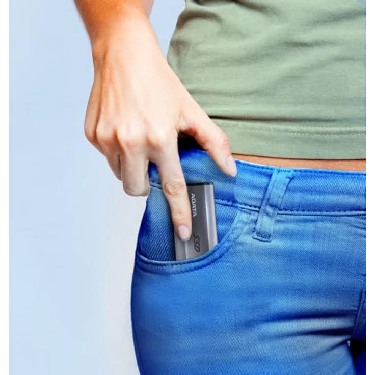 Adata Dysk zewnętrzny SSD SE880 500 GB USB3.2A/C Gen2x2 Niebieski (500 GB), Externe SSD, Blau – Bild 9