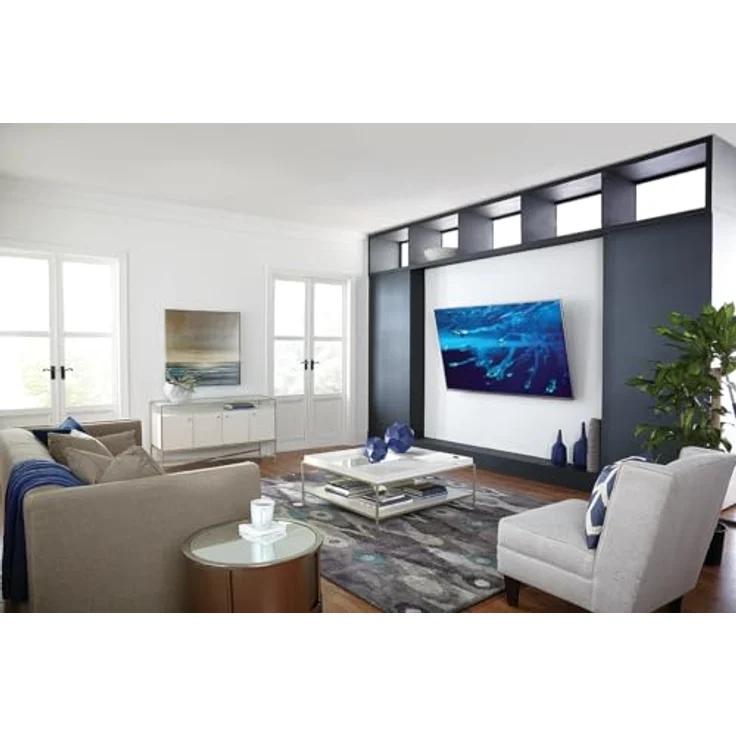 Sanus 101,6-91,4 cm neigbare Wandhalterung, für TVs 101,6–241,3 cm, Schwarz – Bild 4