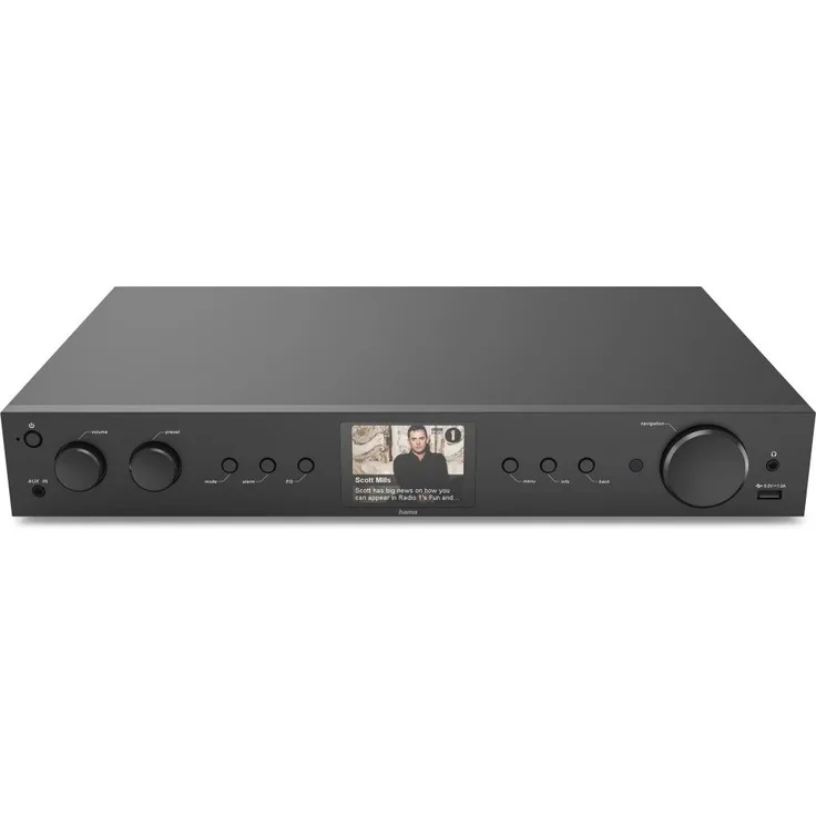 Hama DIT2105 Bluetooth DAB, DAB+ und FM Radio, 2.8" TFT-Display, schwarz, versandkostenfrei