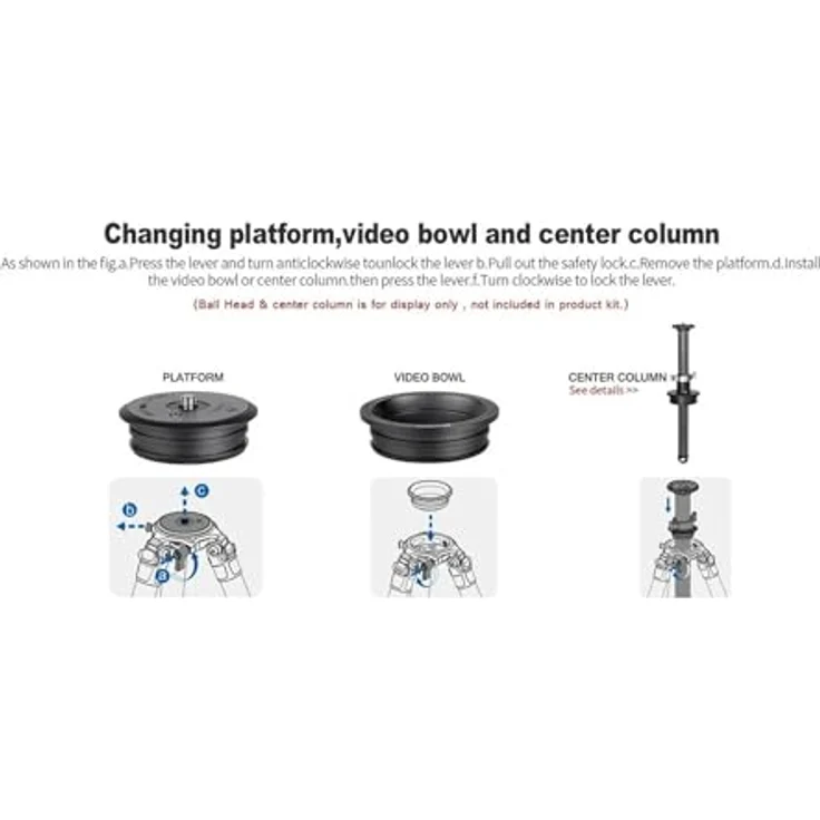 LEOFOTO SO-322CX, Invertiertes Carbon-Stativ für schwere Kamerasysteme mit gerändeltem Winkelstopp-Design, schwarz – Bild 2