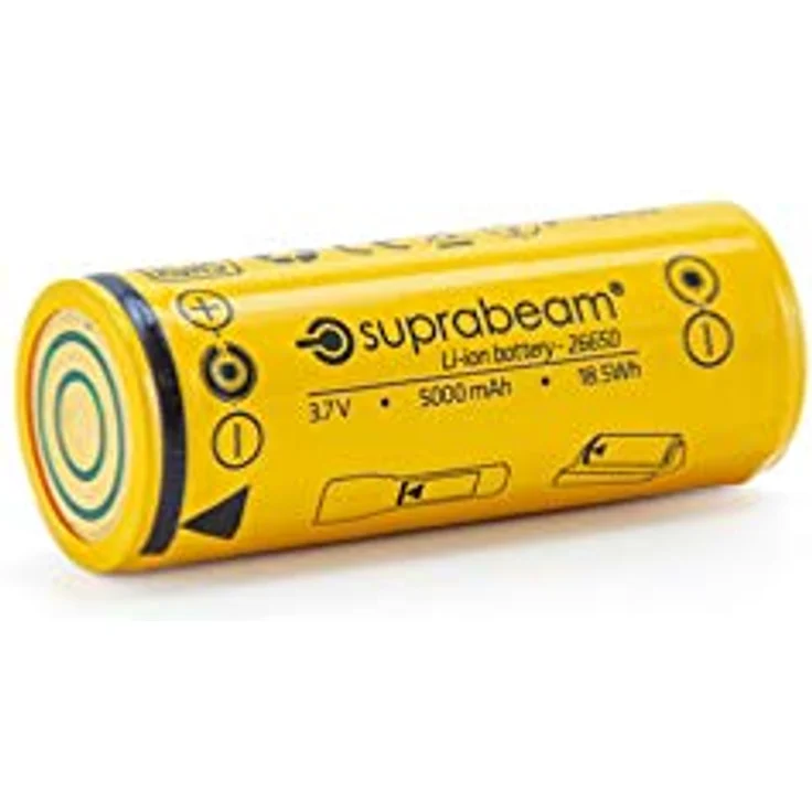 Suprabeam Ersatzakku für Q7xr & Q7xrs, Hochleistungsakku für Taschenlampen – Bild 2