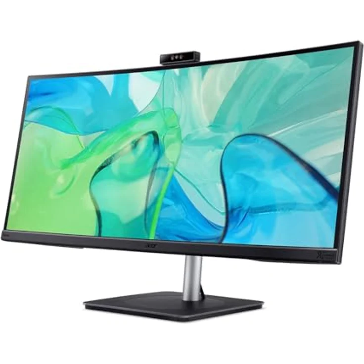 Acer VERO CB343CURDBEMIIPHCUZX - UM.CB3EE.D02, 86.4 cm (34 Zoll) Monitor mit Quantum-Dot-Panel, matt, Webcam, schwarz – Bild 1