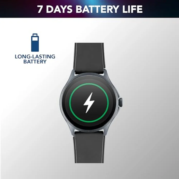 Cellularline ION PRO ROUND Smartwatch (3,5 cm/1,38 Zoll, für iOS und Android, wasser- und staubresistent, 7 Tage Akkulaufzeit) – Bild 3