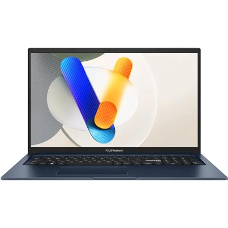 Asus Notebook 90NB13X2-M00DA0, 43.9 cm (17.3 Zoll) Full HD, Intel Core™ 5 120U, 16 GB RAM, 1 TB SSD, QWERTZ Blau, Windows 11 Home