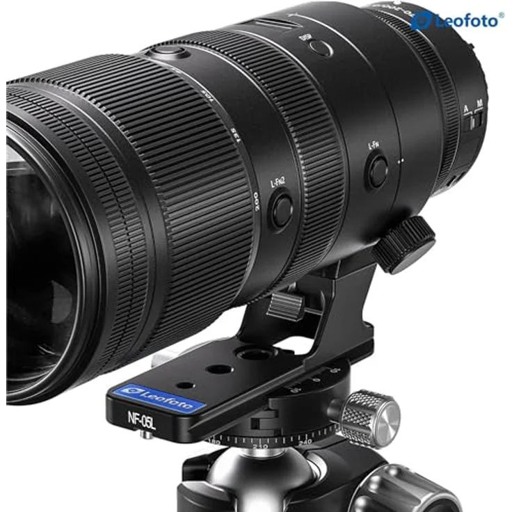 LEOFOTO Objektivfuß NF-05L für Nikon Z 70-200 mm f:2.8 | Z 100-400 mm f:4.5-5.6 VR S, stabil und Arca-kompatibel – Bild 3