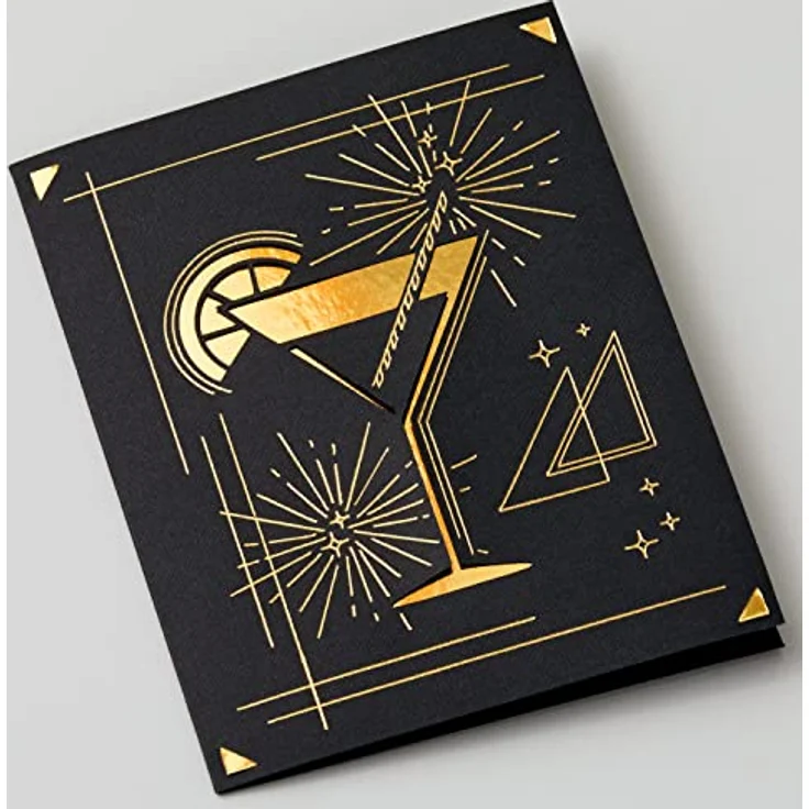 Cricut Insert Cards FOIL Celebration S40, Kartenset in Rot und Blau mit klebstofffreiem Design und weißen Umschlägen – Bild 12