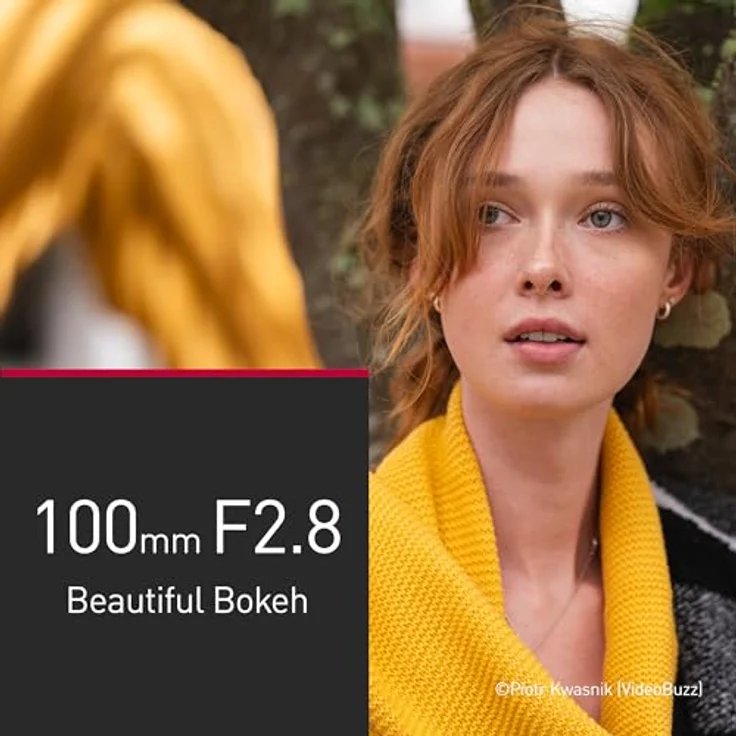 Panasonic Lumix S-E100: 100 mm F2.8 Makroobjektiv, Vollformat-Kameraobjektiv, kompaktes & leichtes Design, 298 g, Zweiphasen-Linearmotor, 1:1 Vergrößerung, ideal für Video,Schwarz – Bild 5